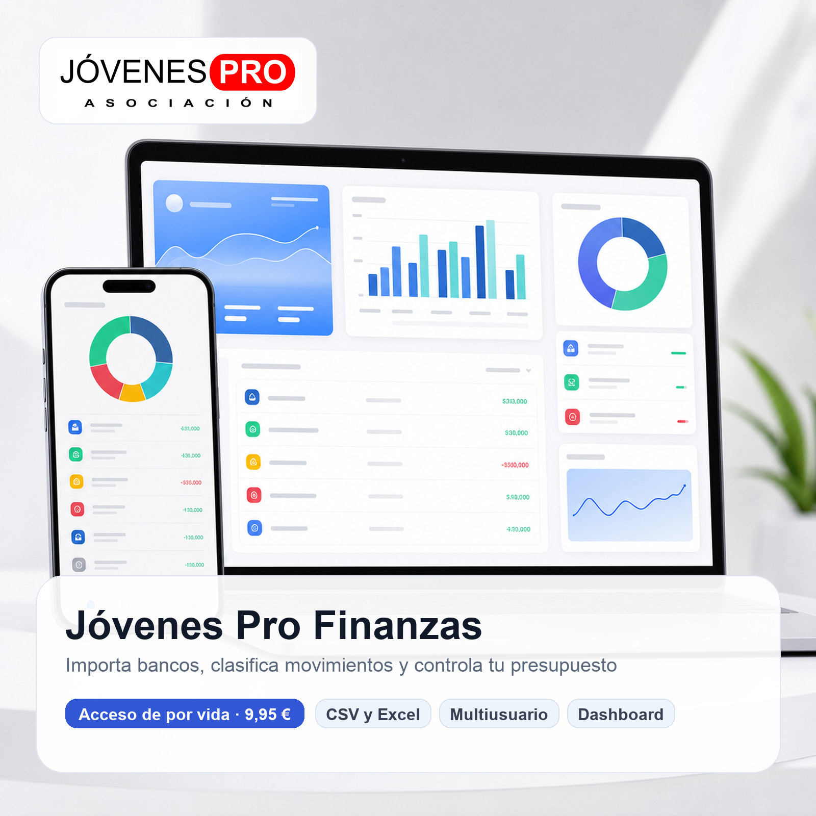 Jovenes Pro Finanzas - aplicacion de bancos y presupuestos