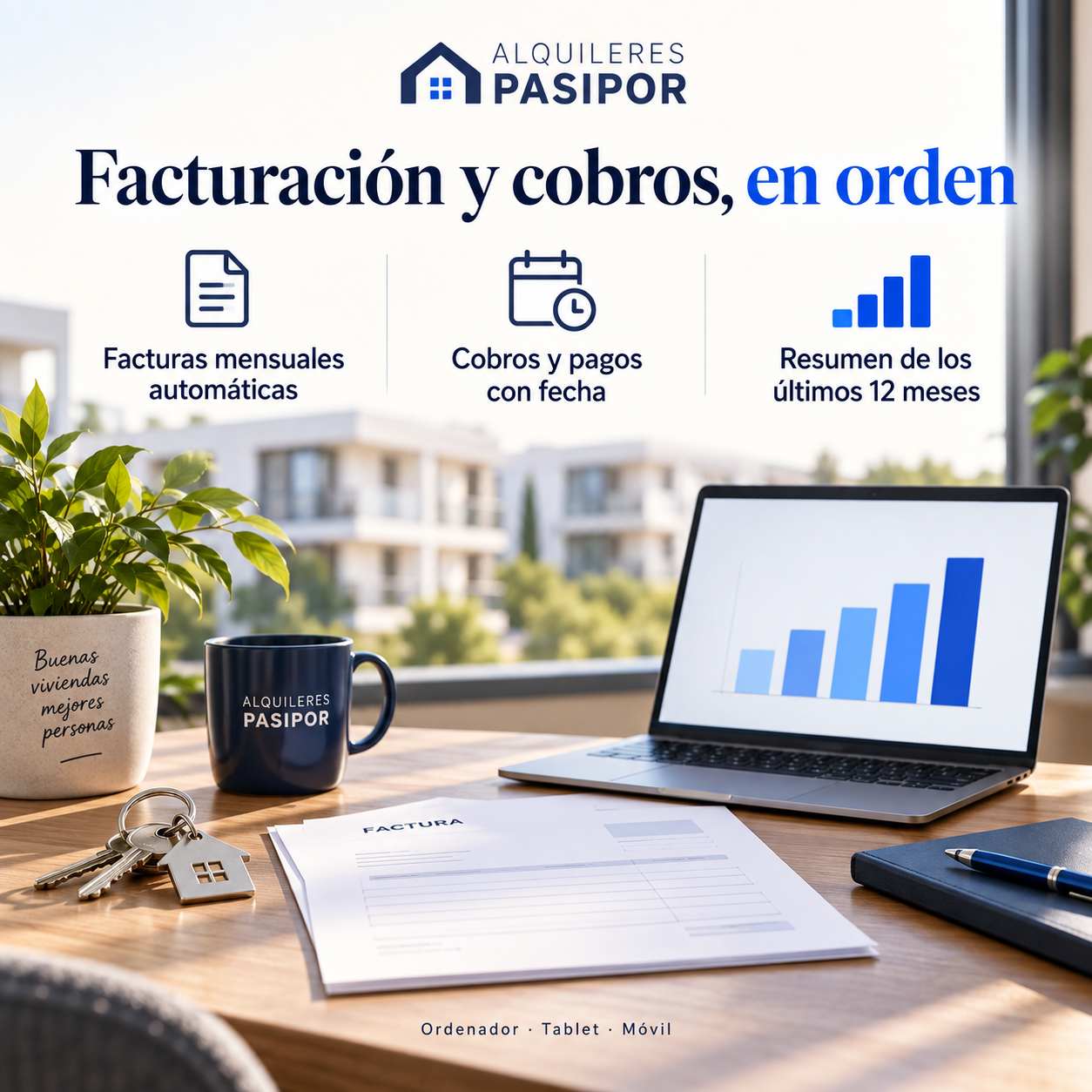 Facturación, cobros y gastos de alquileres